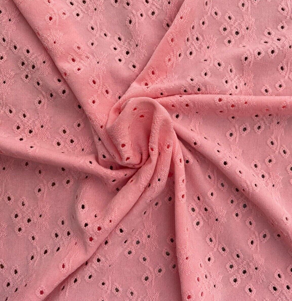 Anglaise jersey Fabric Polyester 55" Wide 4 Way Stretch Sold By Metre - Image 12