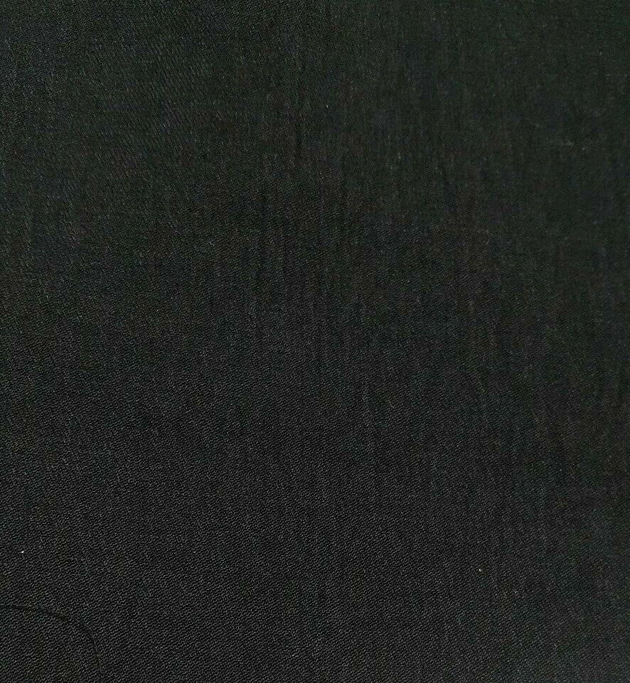 BLACK POLYESTER DRESSMAKING FABRIC - SOLD BY THE METRE - Image 4