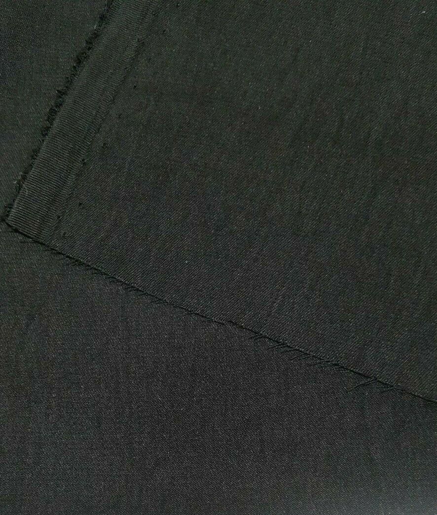 BLACK POLYESTER DRESSMAKING FABRIC - SOLD BY THE METRE - Image 5