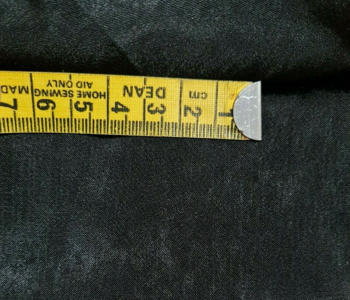 BLACK SATIN FABRIC - SOLD BY THE METRE - Image 4
