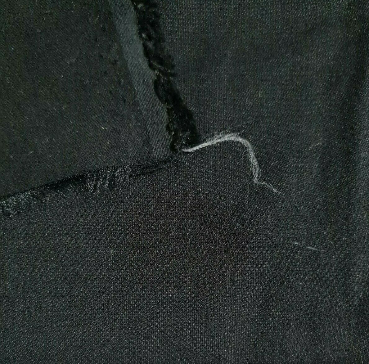 BLACK STRETCH VISCOSE BLEND FABRIC - SOLD BY THE METRE - Image 5
