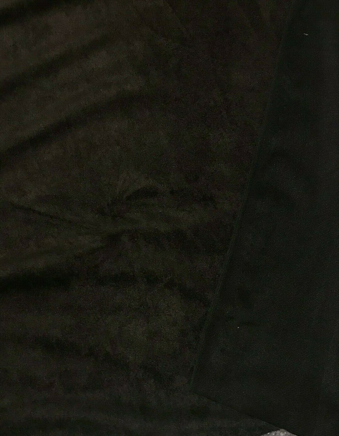 BROWN VELOUR JERSEY FABRIC - SOLD BY THE METRE - Image 6