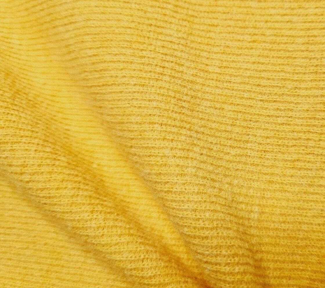 Brushed Knit Fabric Ribbed Recycled Polycotton Non-Stretch 70" - Image 10