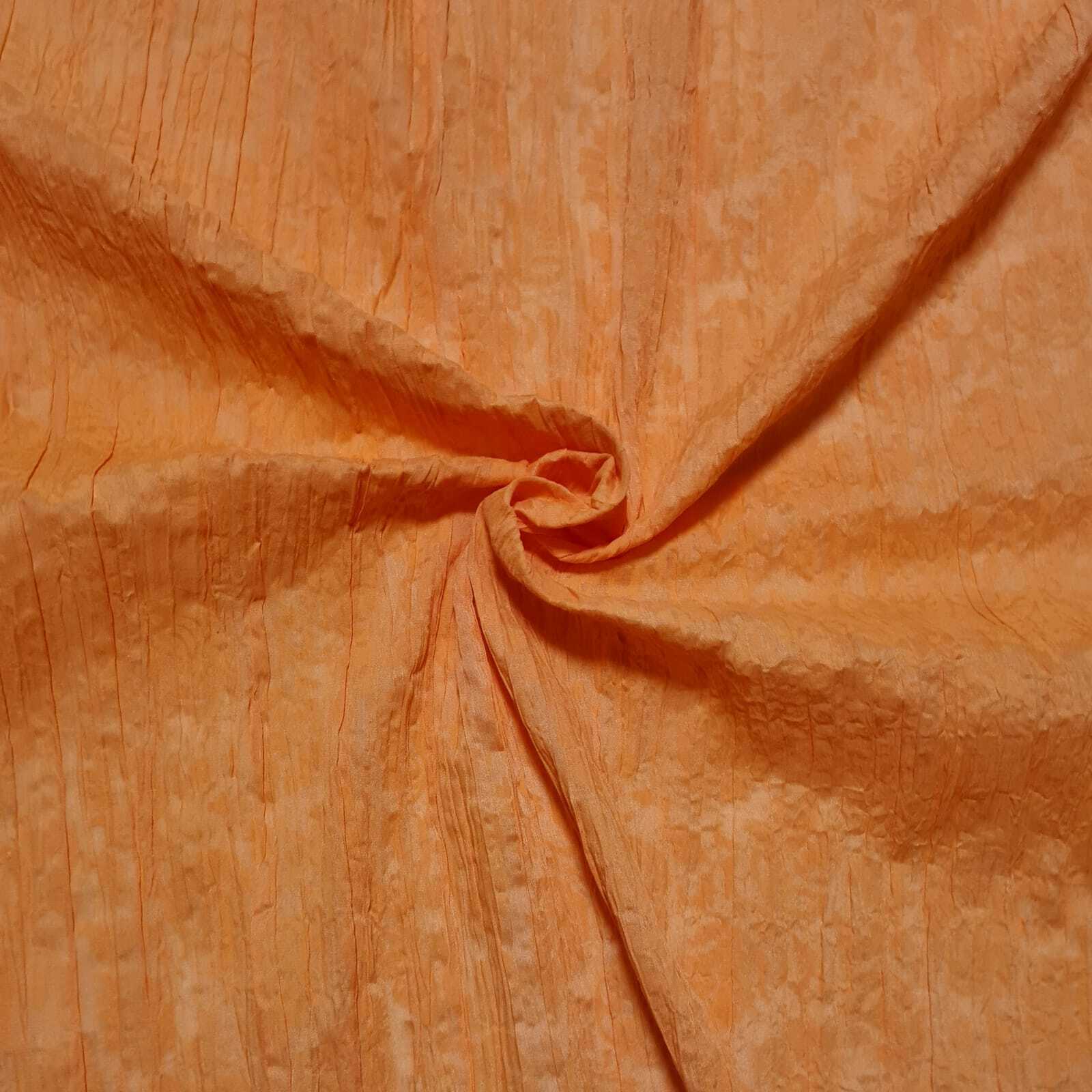 Burnout Polycotton Fabric Crinkled Floral Figured 51" Wide - Image 7