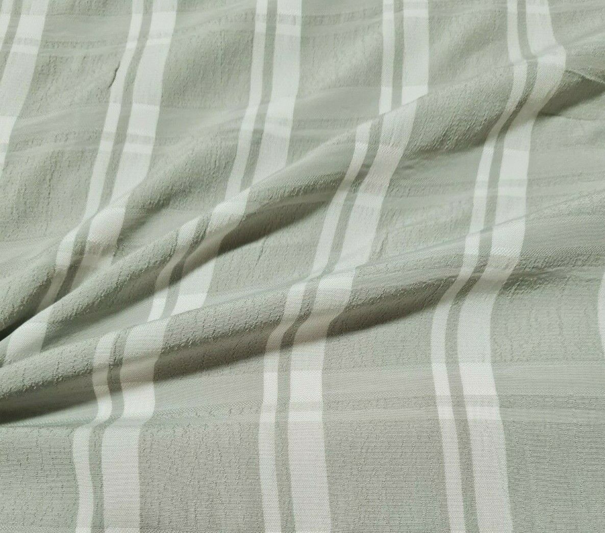 CHECKED VISCOSE POLYESTER FABRIC - SOLD BY THE METRE - Image 4