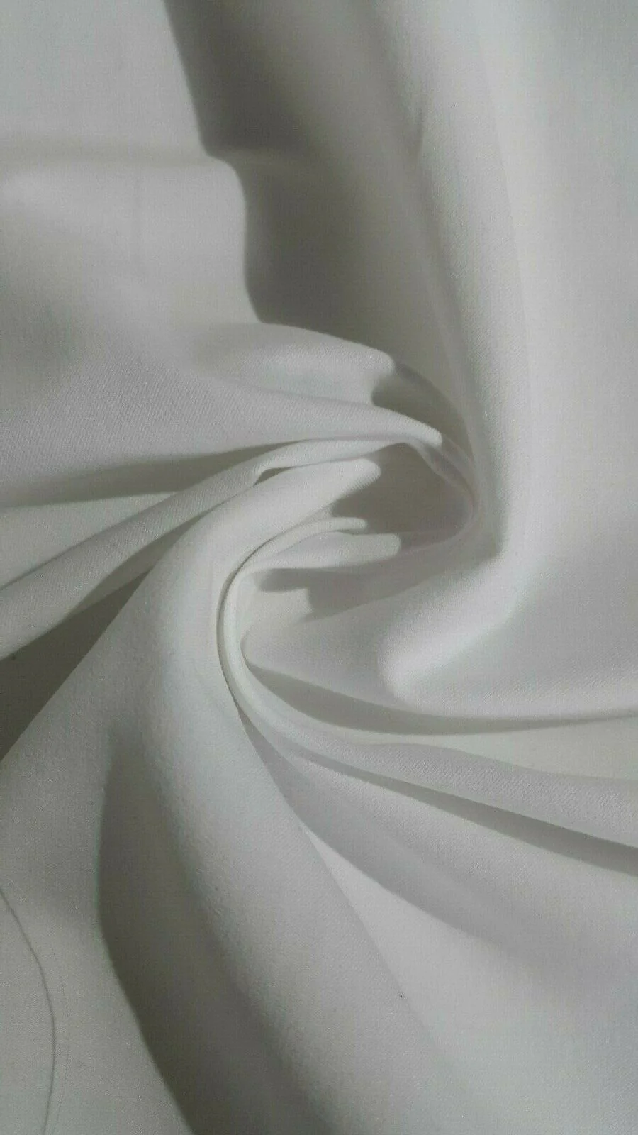 COTTON POLYESTER FABRIC SHIRT WHITE AND RED STRETCH =SOLD BY THE METRE - Image 2