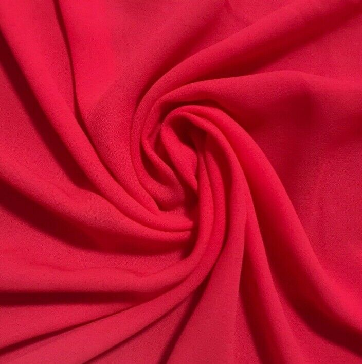 Crepe Chiffon Fabric Drapey Polyester 55" Wide Dress Blouse Scraf Crafts - Image 6