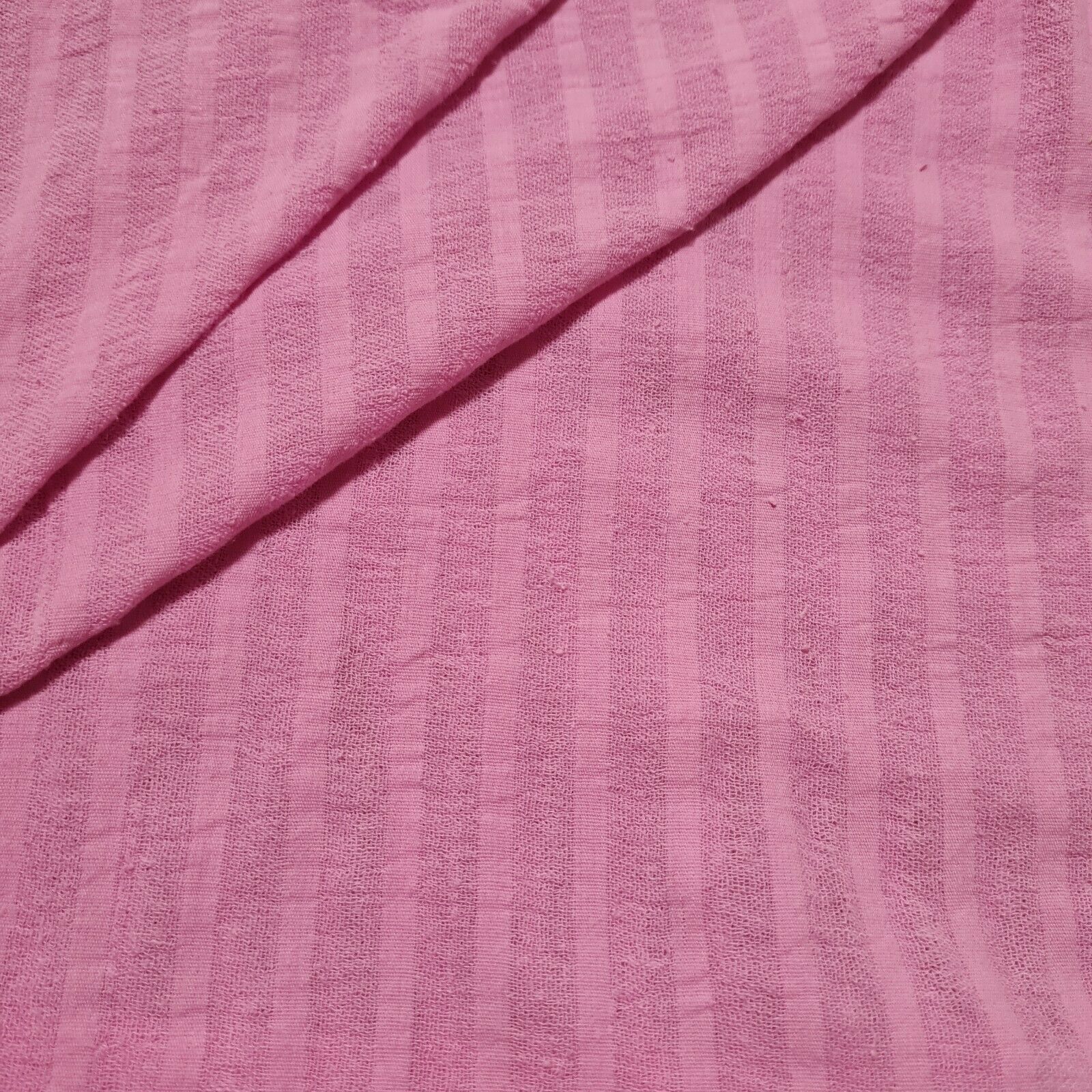Crinkled Cotton Gauze Cheesecloth Fabric Striped 51" Wide Sold By The Metre - Image 17