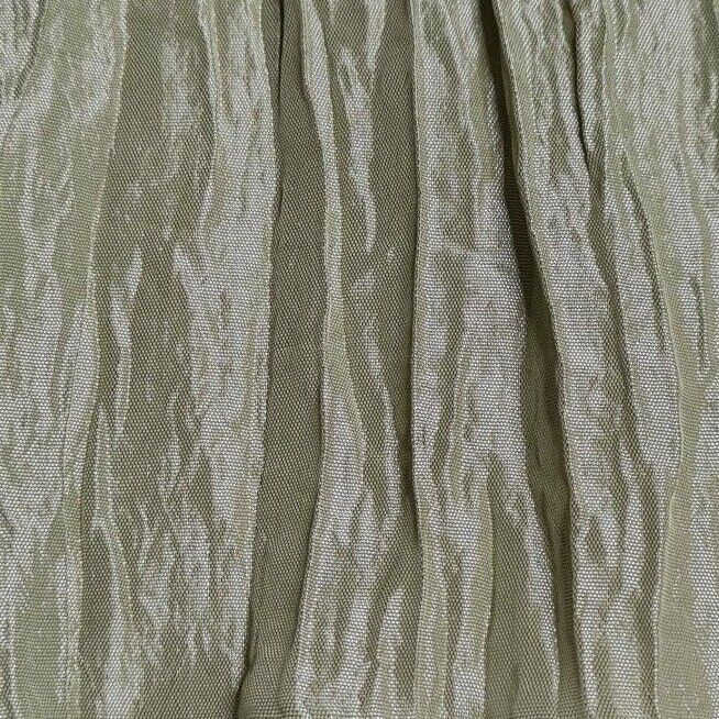Crinkled Taffeta Fabric Light Green Burgundy And Brown Colours 51" Wide - Image 13
