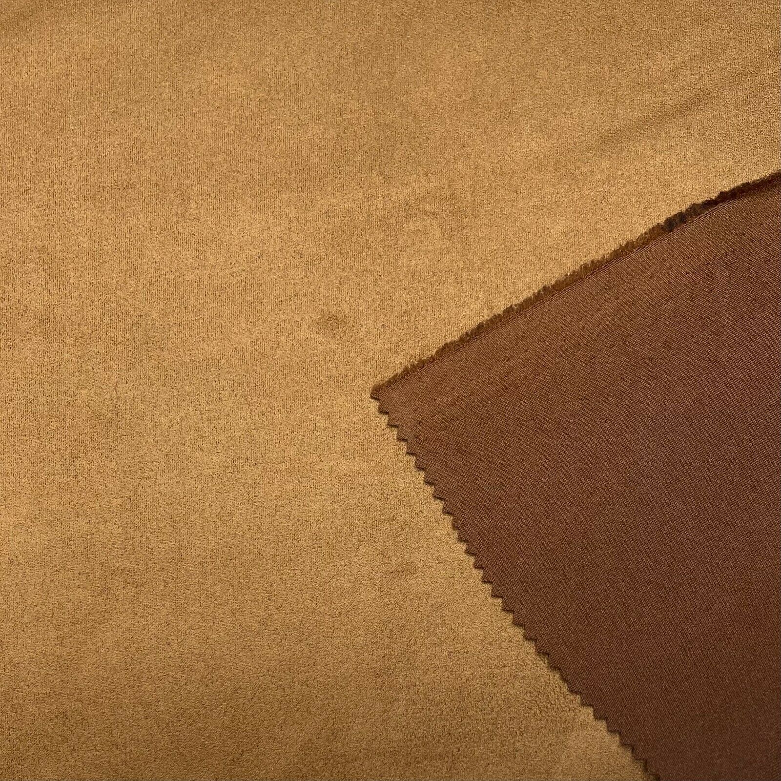 Faux Suede Fabric Jersey Soft Touch Stretch 55" - Image 5