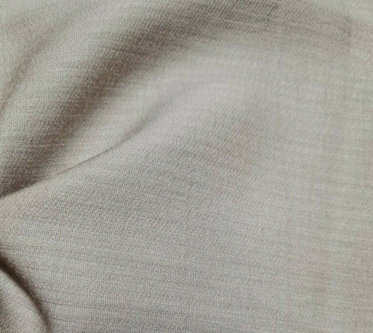 GREY COLOUR VISCOSE MIX DRESS MAKING FABRIC- SOLD BY THE METRE - Image 4