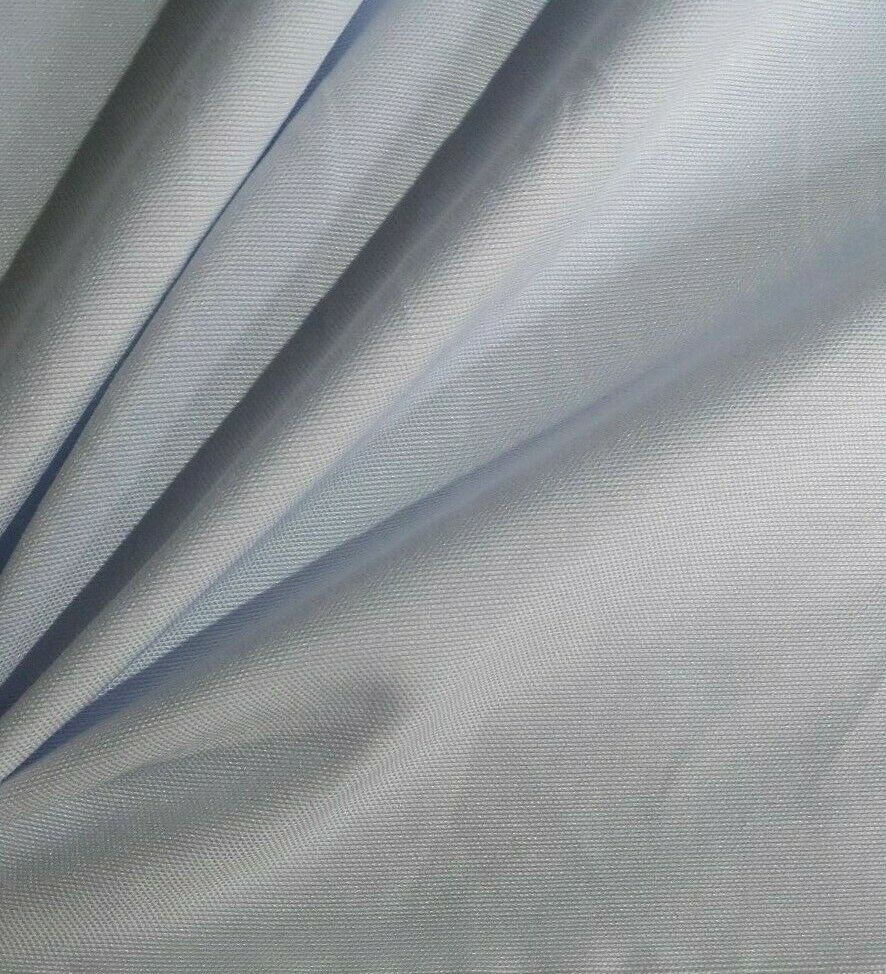 ICE BLUE POLYCOTTON FABRIC - SOLD BY THE MTRE - Image 4
