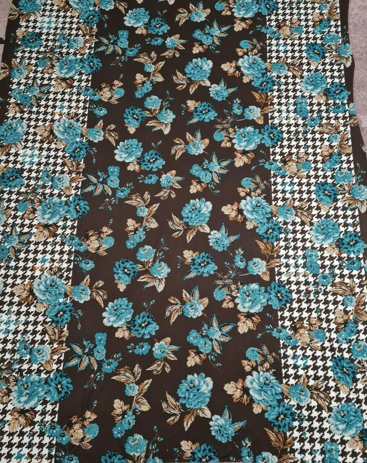 JERSEY FABRIC CROWBAR DOUBLE BORDER FLORAL PRINTED AND FIGURED-SOLD BY METRE - Image 7