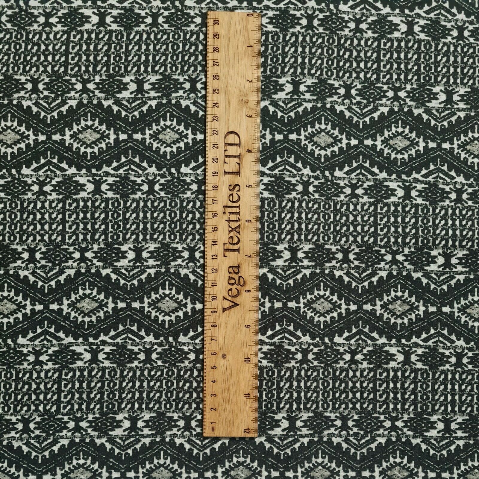 Jersey Knit Fabric Aztec And Chevron Printed 2 Way Stretch 55" Wide A1-108 - Image 3