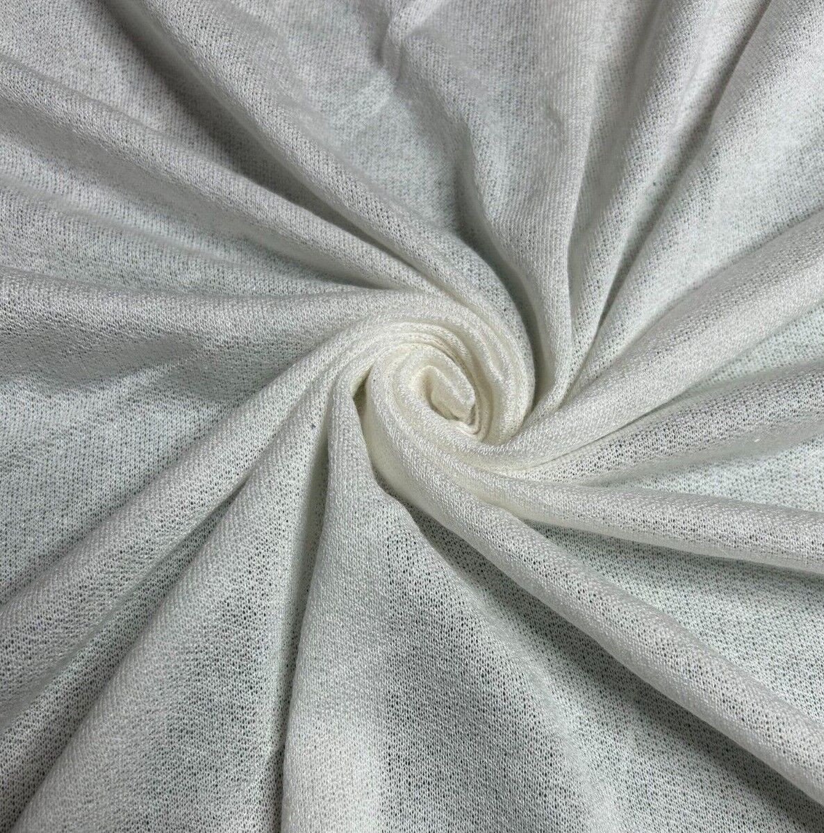 Knit Jersey Fabric Thin Viscose Polyester Blend 2 Way Stretch 55" Wide - Image 4