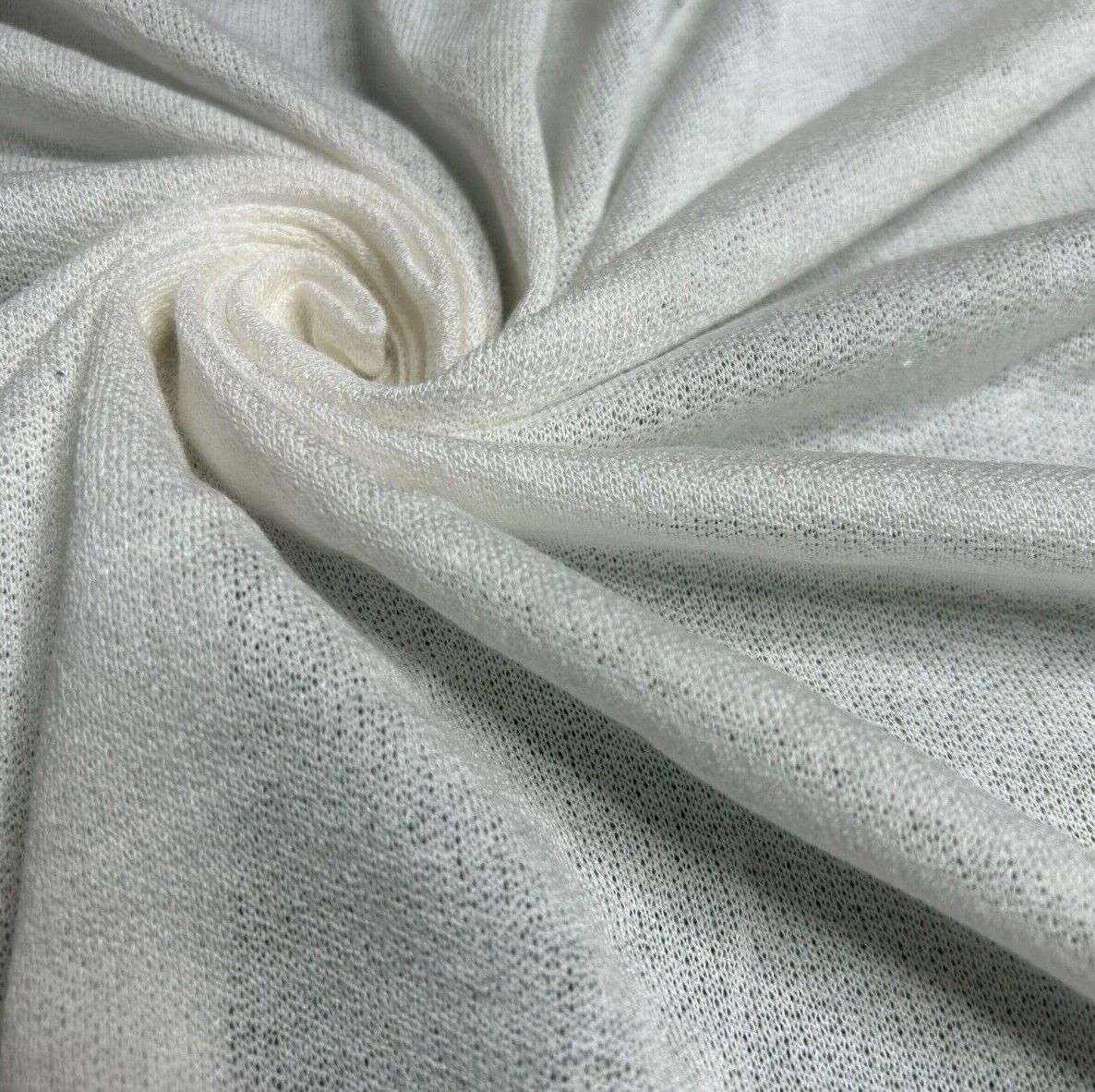 Knit Jersey Fabric Thin Viscose Polyester Blend 2 Way Stretch 55" Wide - Image 6