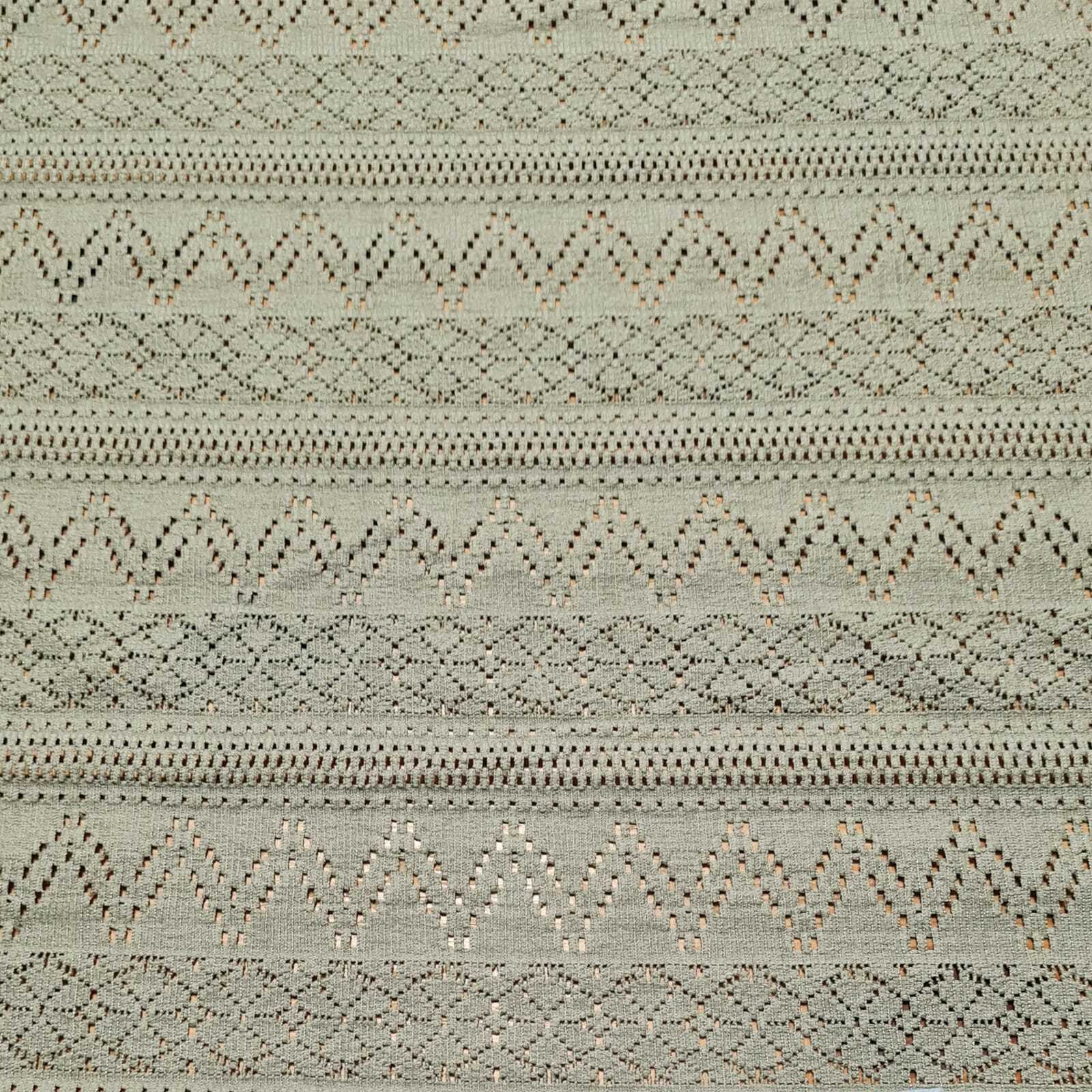 Lace Fabric Chevron And Striped Desing 55" Wide 2 Way Stretch - Image 5