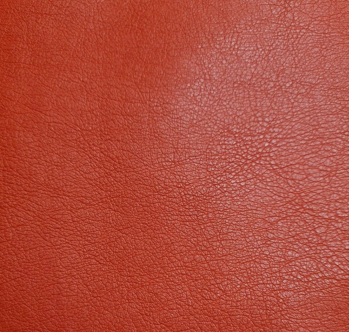 Leatherette Fabric PU Coated Viscose Yellow and Coral Red Colours 55" Wide - Image 3