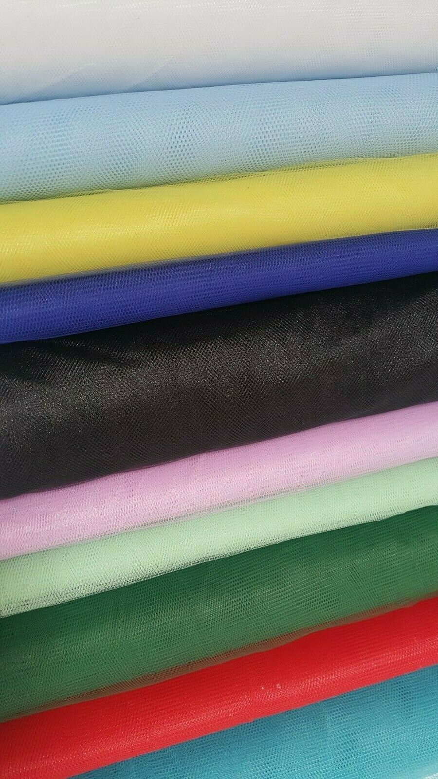 NET TULLE FABRIC PLAIN SOLD BY THE METRE - Image 2