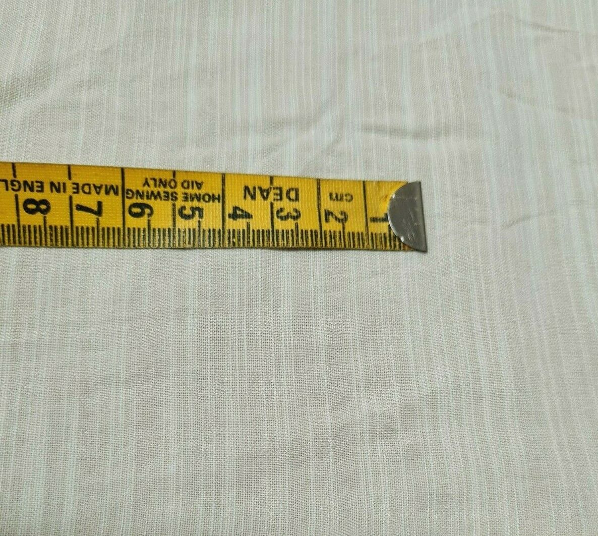 OFF WHITE COLOUR STRIPED THIN VISCOSE FABRIC - SOLD BY THE METRE - Image 5