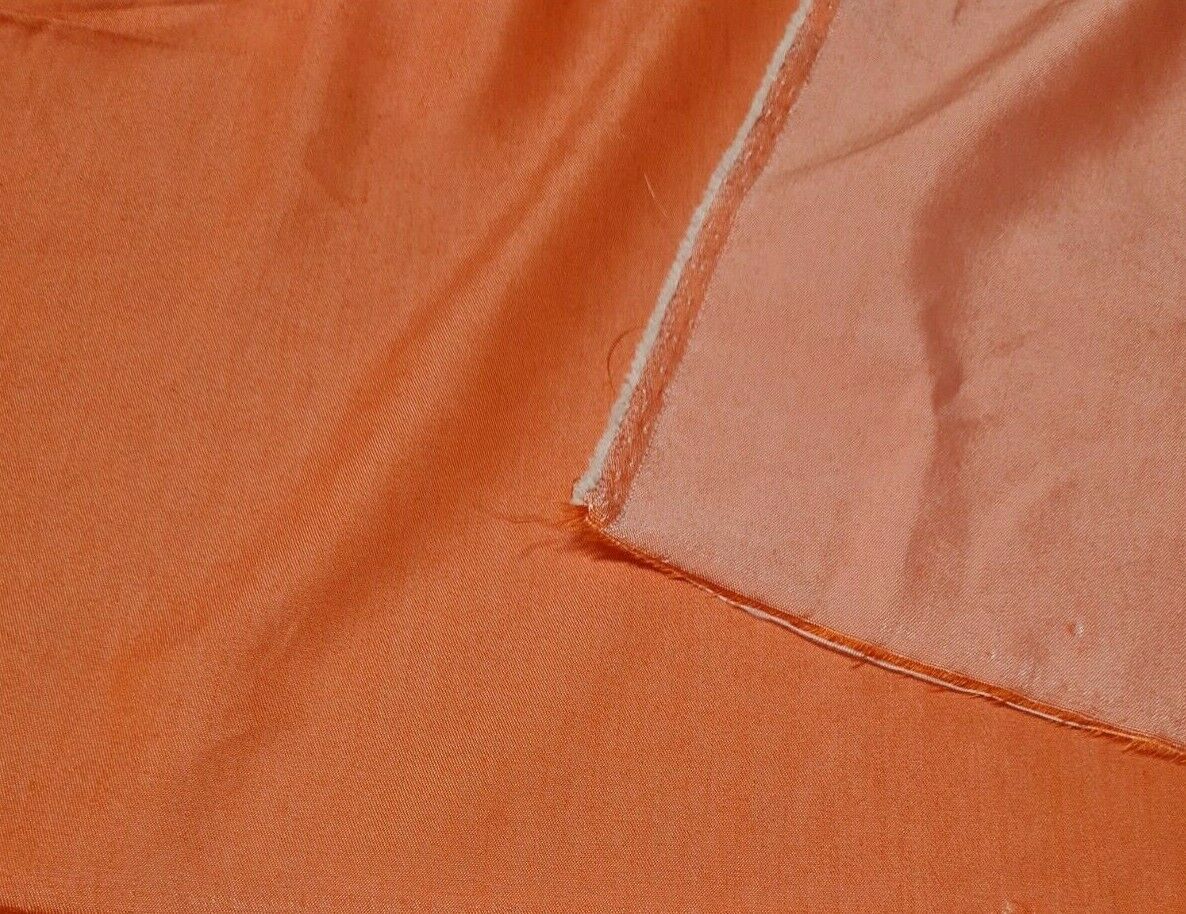 ORANGE COLOUR VISCOSE/POLYESTER FABRIC-SOLD BY THE METRE - Image 4