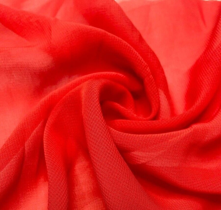 Plain Chiffon Fabric 55" Wide Sold By Metre - Image 34
