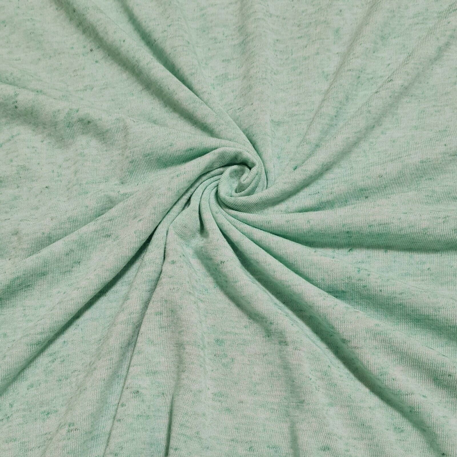 Polycotton T-Shirt Fabric Thin Jersey Melange 4 Way Stretch 55" Wide  A1-183 - Image 10