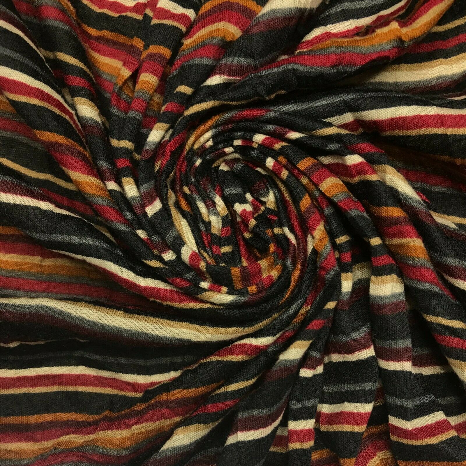 Printed Jersey Knit Fabric Spun Crushed Brick Turquoise 53" Wide A1-155 - Image 9