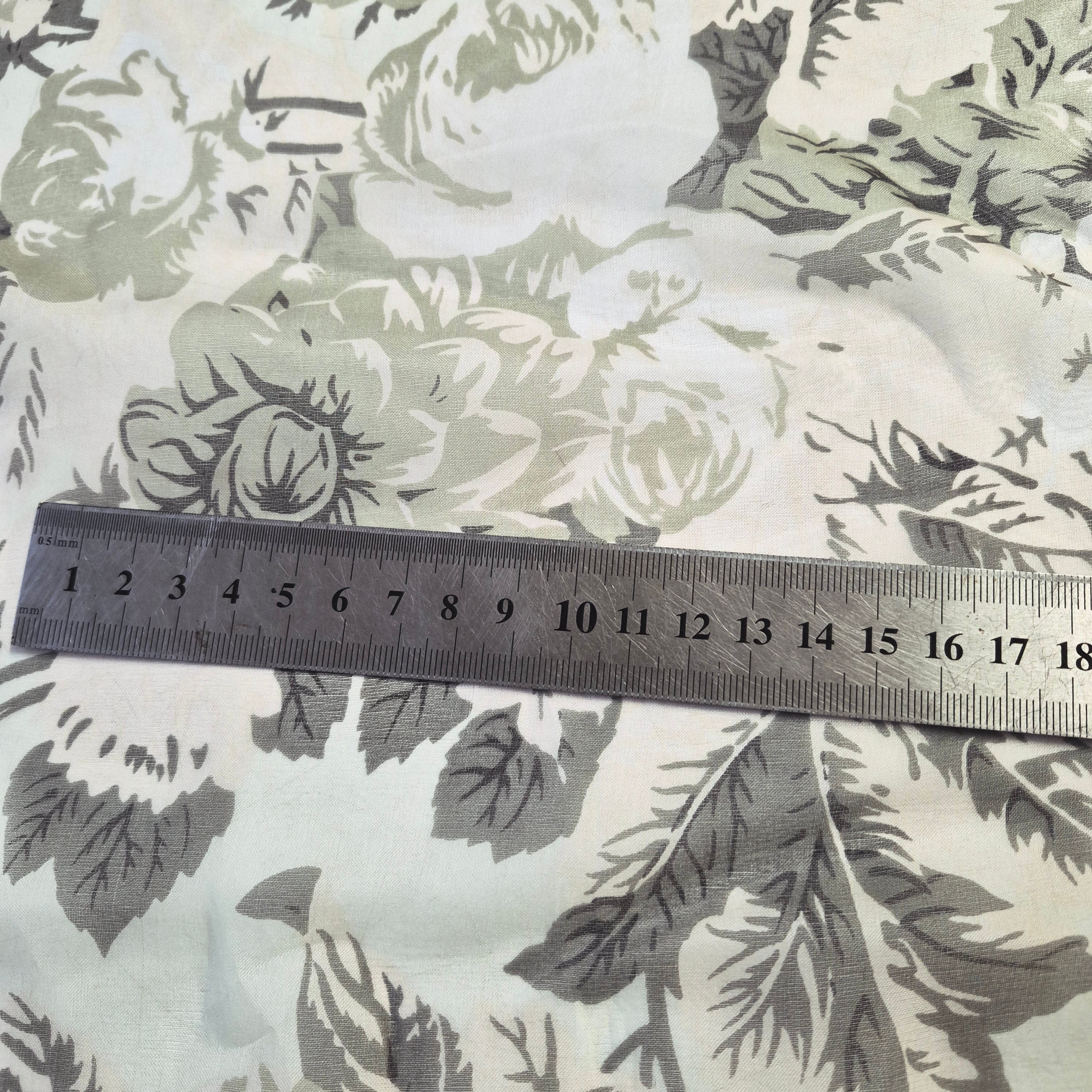 Printed Pure Silk Organza Fabric 43" Wide (Sold By Metre) - Image 6