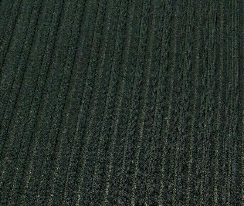 RIB JERSEY FABRIC BLACK STRETCH - SOLD BY THE METRE - Image 5