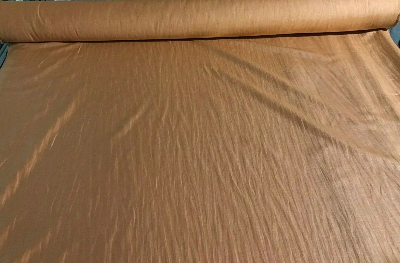 SHINY AND CRINKLED EFECT VISCOSE NYLON MIX DRESS MAKING FABRIC - SOLD BY METRE - Image 6