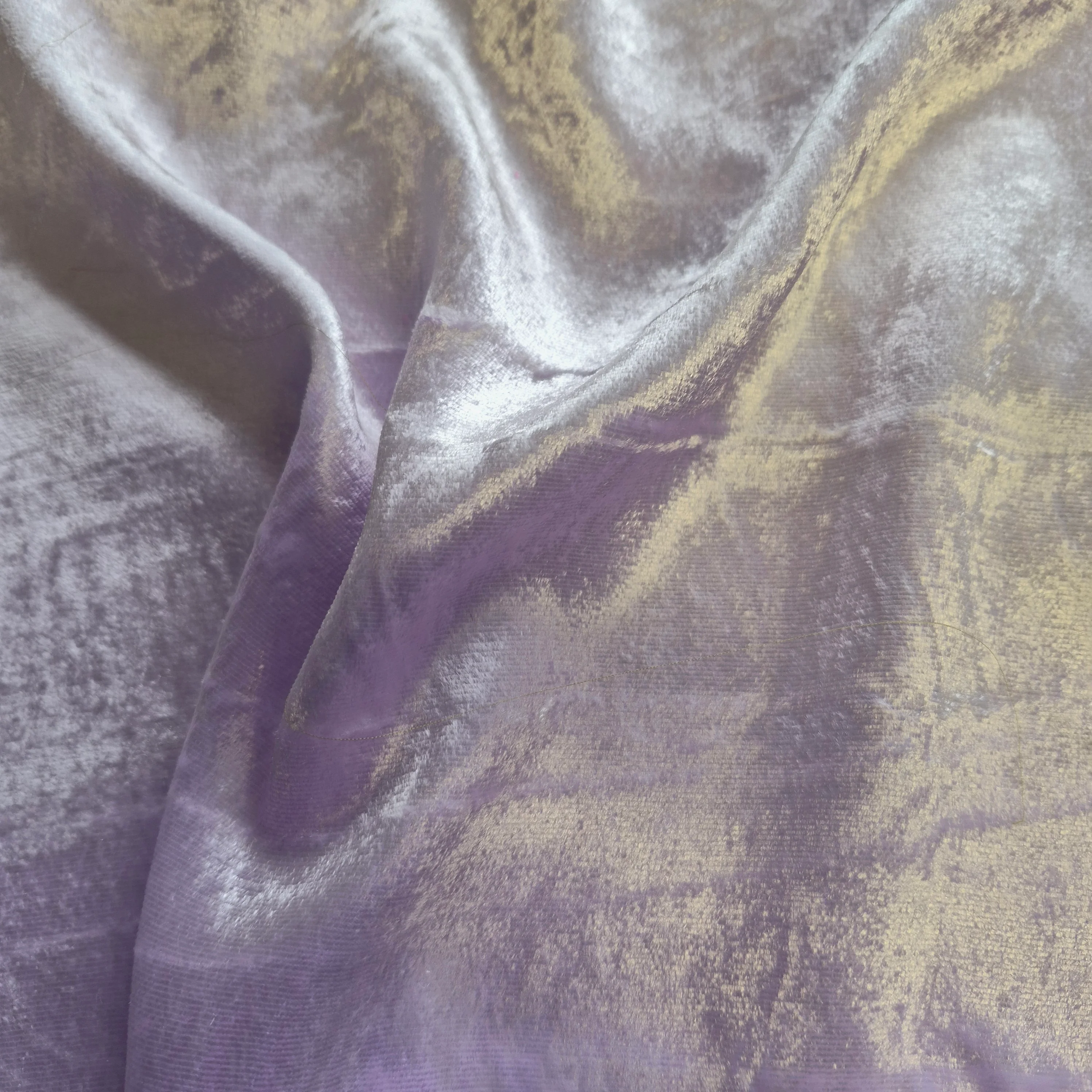 Silk Viscose Crushed Velvet Fabric 51" Wide Sold By Metre - Image 8