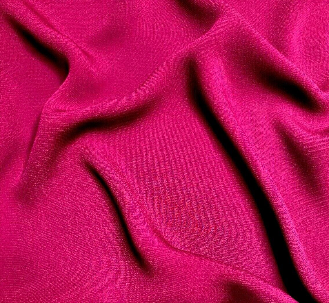 Silky Crepe Chiffon Fabric Blouse Scarf Dress Making 55" Wide Sold By Metre - Image 15