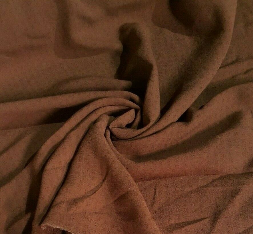 SMALL FIGURED VISCOSE CREPE FABRIC - SOLD BY THE METRE - Image 4
