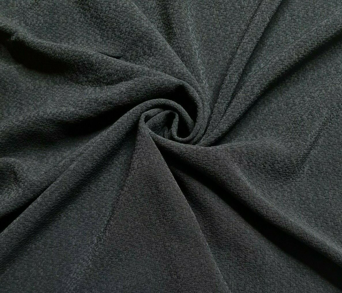Stretch Jacquard Fabric Black And Off White Colours Drape 55" - Image 10