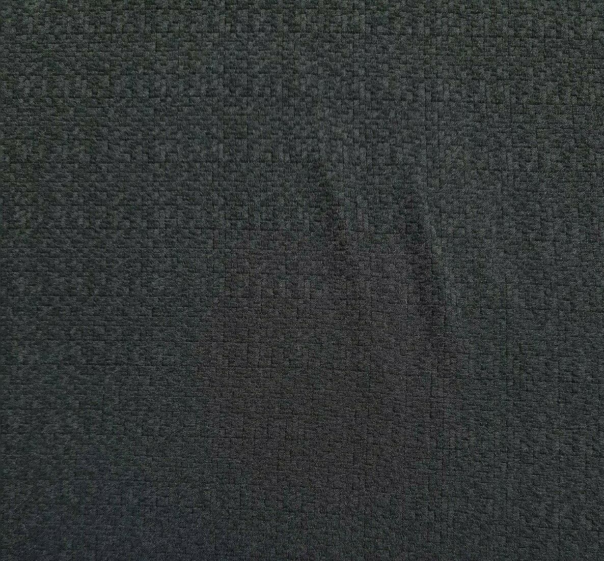 Stretch Jacquard Fabric Black And Off White Colours Drape 55" - Image 11