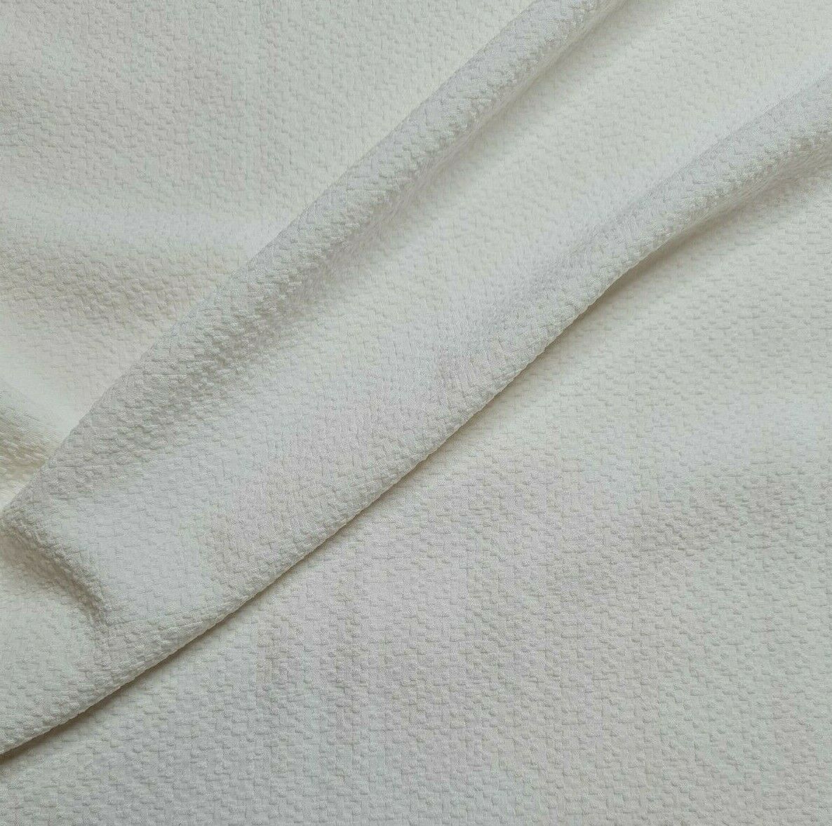 Stretch Jacquard Fabric Black And Off White Colours Drape 55" - Image 3