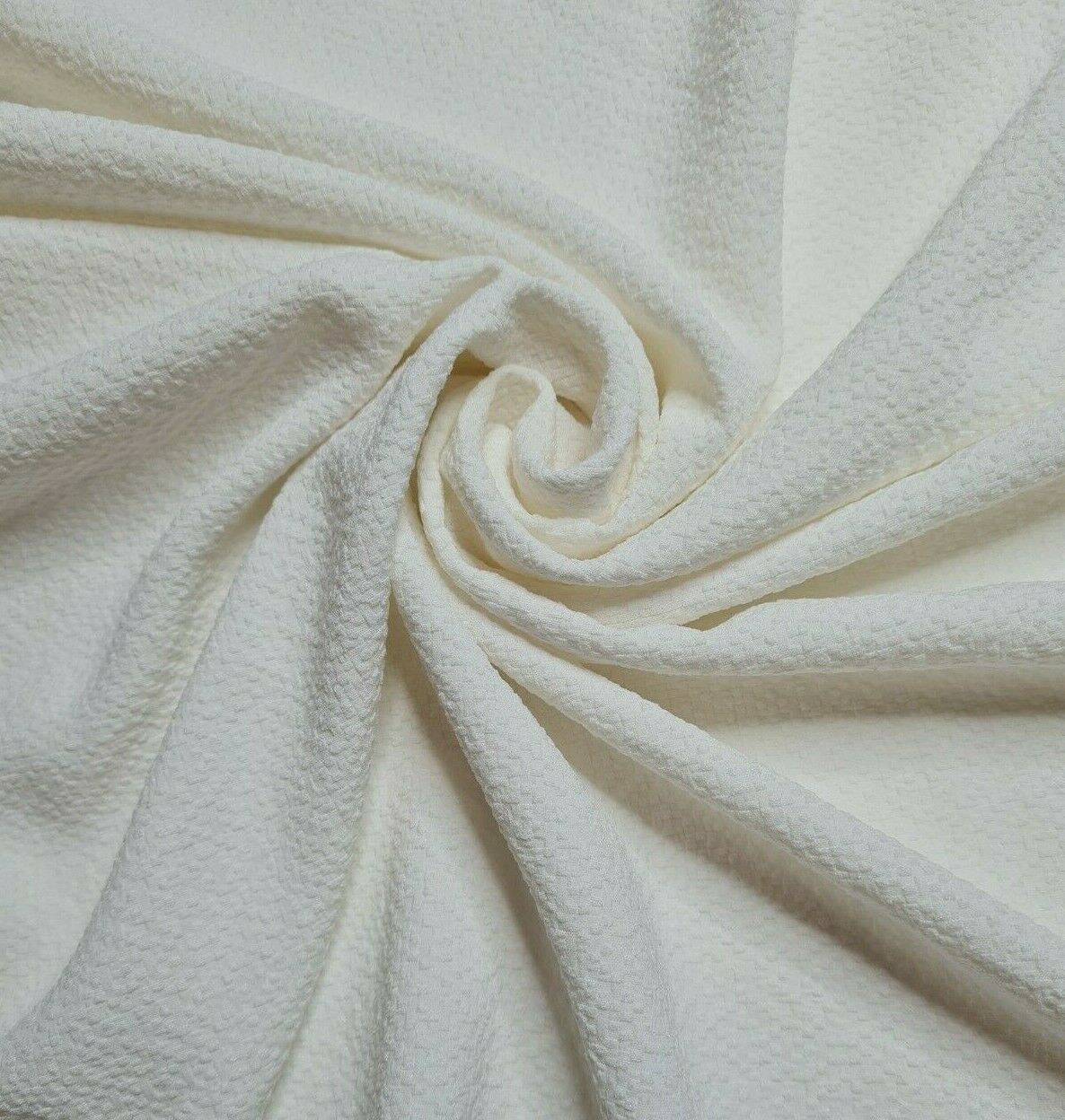 Stretch Jacquard Fabric Black And Off White Colours Drape 55" - Image 6