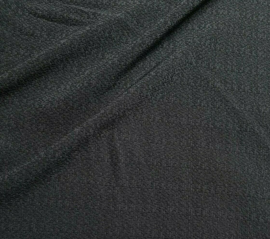 Stretch Jacquard Fabric Black And Off White Colours Drape 55" - Image 9