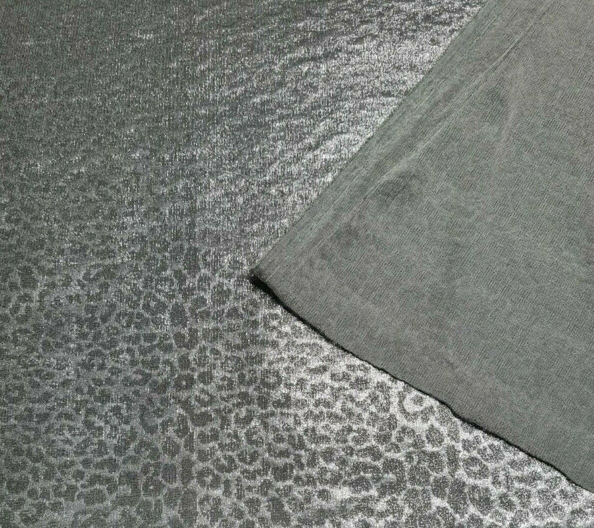 Stretch Jersey Fabric Shiny Animal Printed 53" Sold By Metre - Image 11