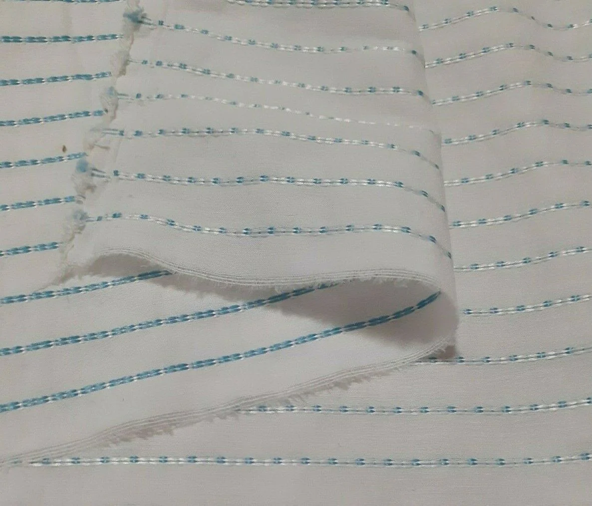 STRETCH SHIRT FABRIC AND WHITE STRIPED - SOLD BY THE METRE - Image 5