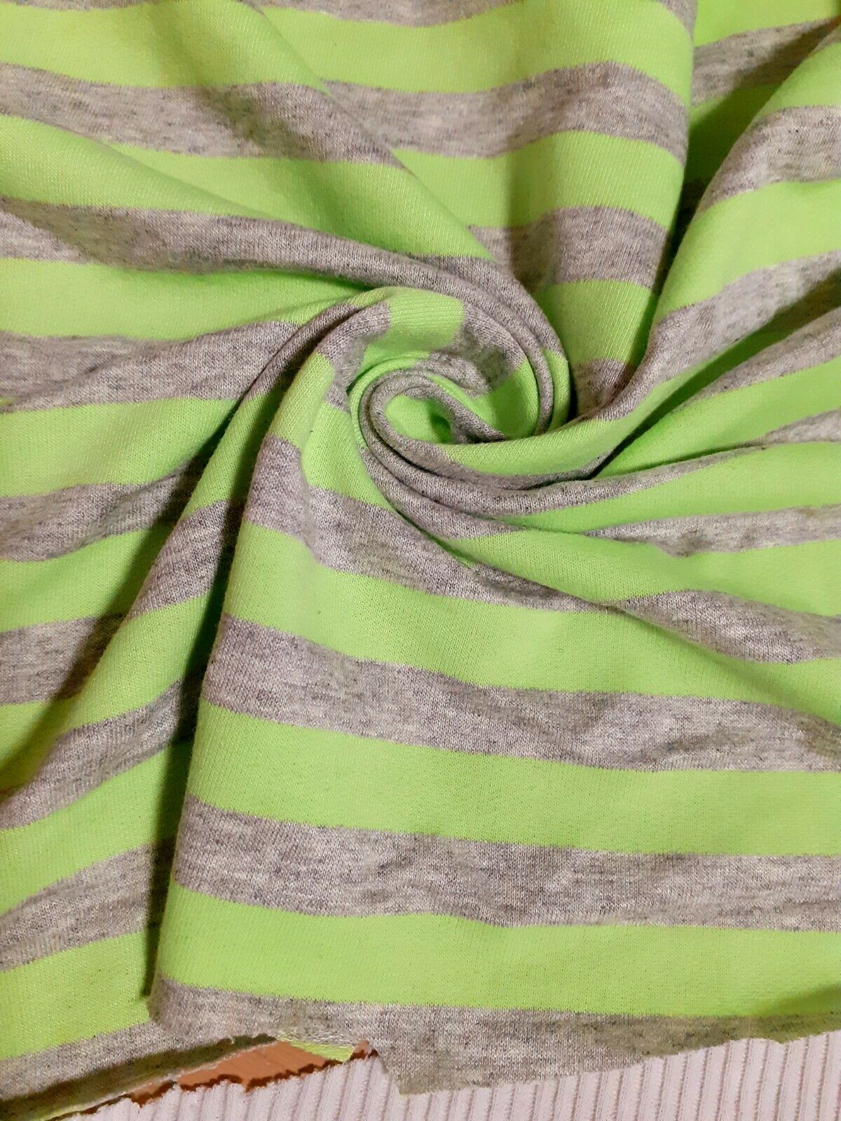 STRIPED STRETCH T-SHIRT JERSEY FABRIC - SOLD BY THE METRE A1-140 - Image 4