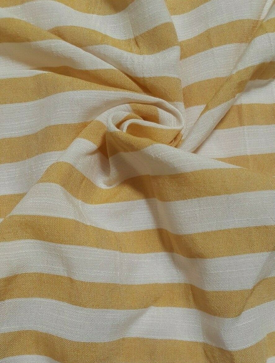 STRIPED THIN VISCOSE / POLYESTER FABRIC - SOLD BY THE METRE - Image 2