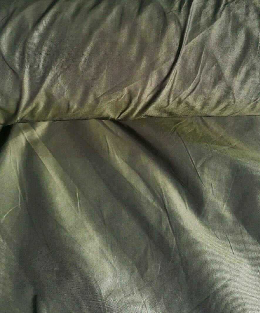 TINY STRIPED TAFFETA FABRIC KHAKI COLOUR - SOLD BY THE METER - Image 6