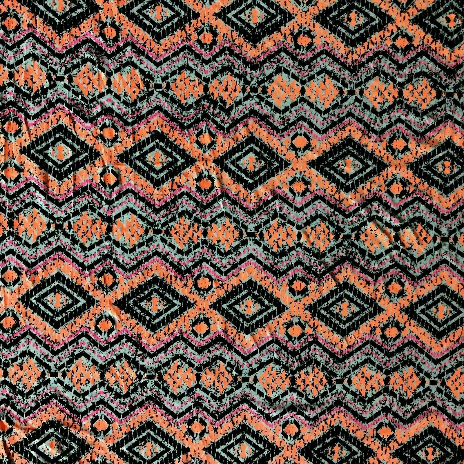 VISCOSE JERSEY FABRIC AZTEC PRINTED- SOLD BY THE METRE A1-114 - Image 5