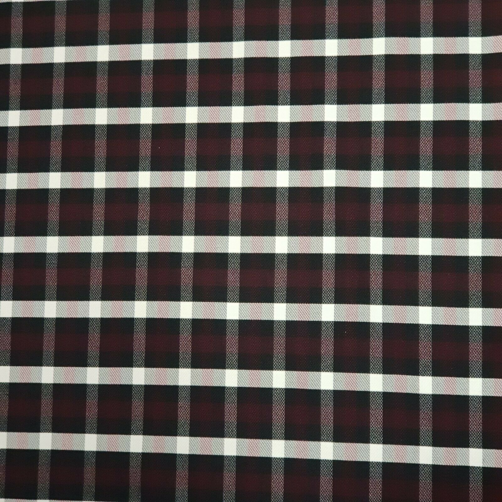 WASHABLE WOOL COAT FABRIC CHECKED STRETCH- SOLD BY THE METRE - Image 3