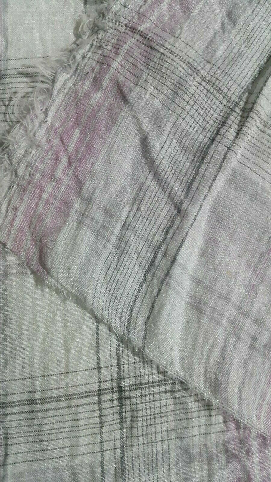 WAVY EFFECT CHECKED SHIRT FABRIC - SOLD BY THE METRE - Image 10