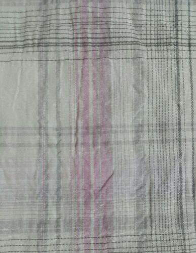 WAVY EFFECT CHECKED SHIRT FABRIC - SOLD BY THE METRE - Image 3