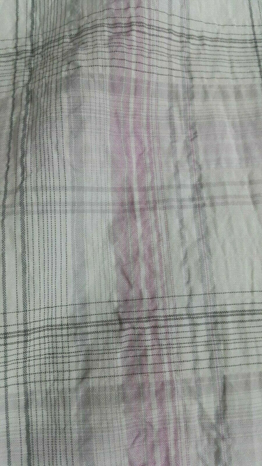WAVY EFFECT CHECKED SHIRT FABRIC - SOLD BY THE METRE - Image 8