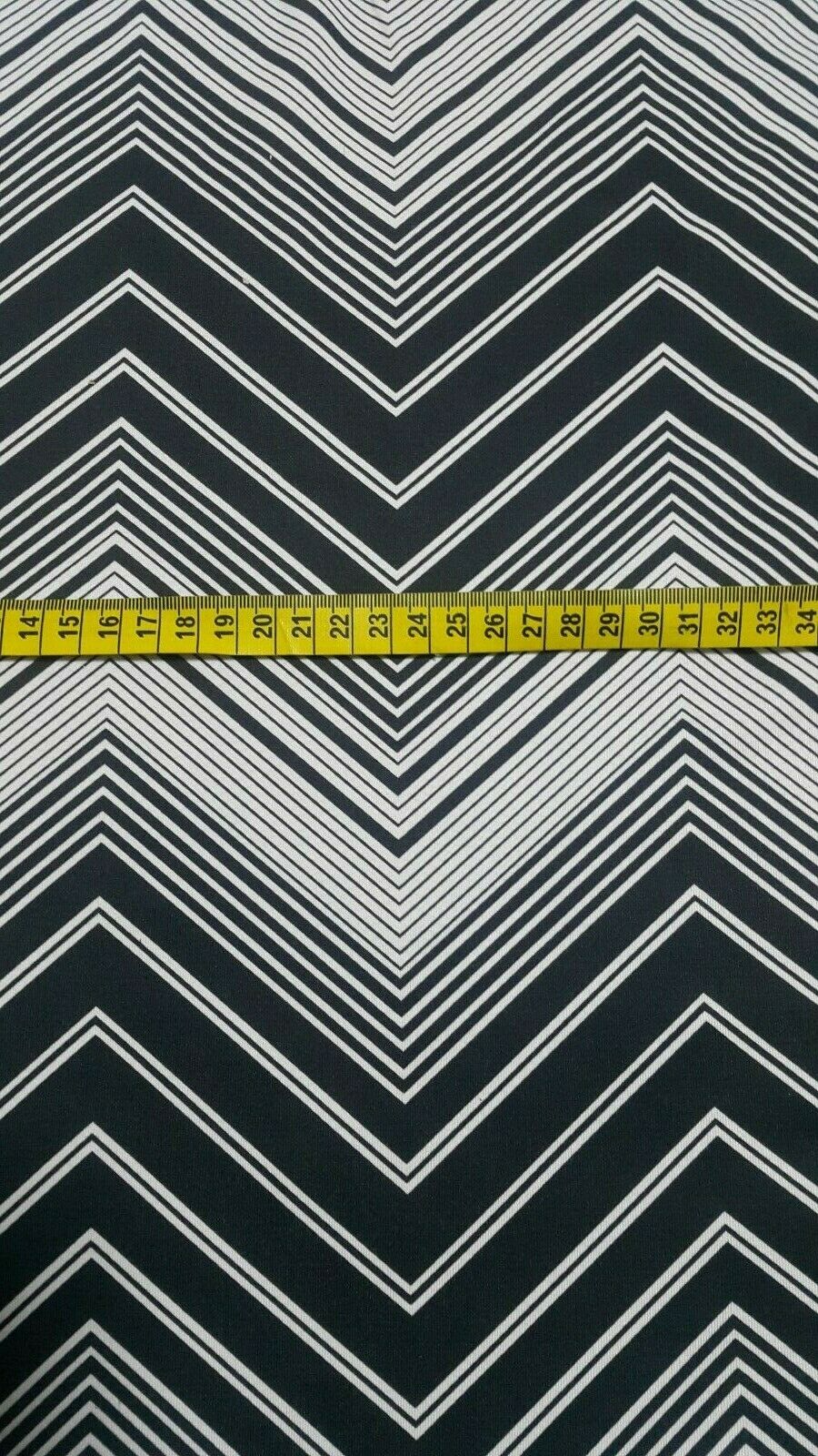ZIG ZAG PRINTED STRETCH JERSEY LYCRA FABRIC-SOLD BY THE METER - Image 6